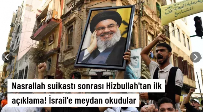 Hizbullah'tan ilk açıklama!