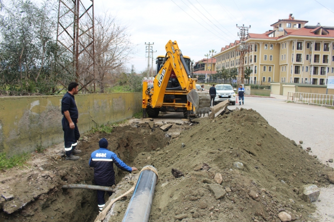 İçme suyu hattı yenileniyor