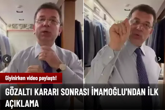 İmamoğlu'ndan gözaltı kararı sonrası ilk açıklama