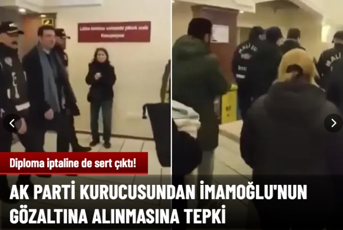 İmamoğlu'nun gözaltına alınmasına tepki