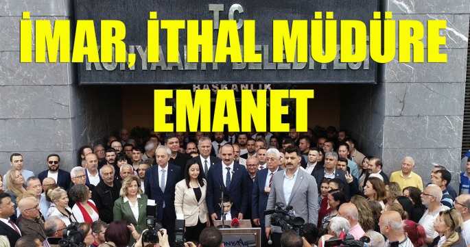 İmar, ithal müdüre emanet