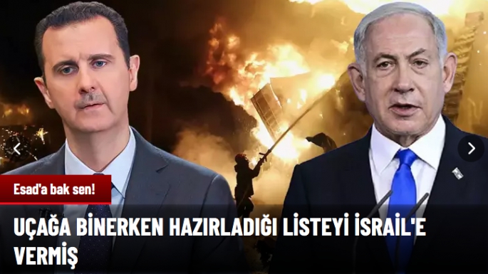 İsrail'e stratejik noktaların adreslerini vermiş