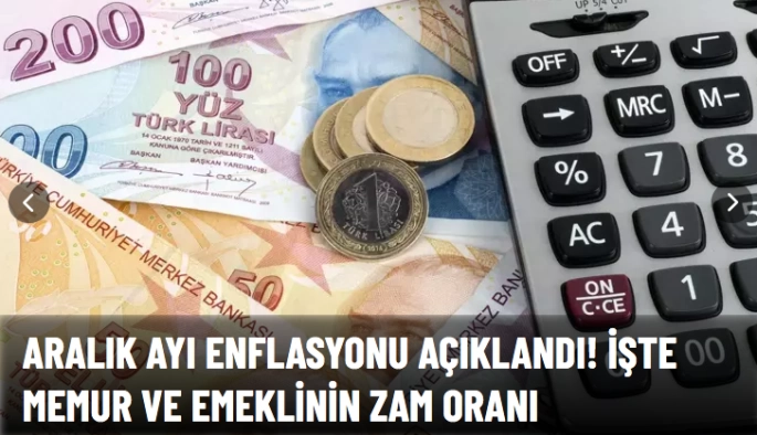 İşte memur ve emeklinin zam oranı