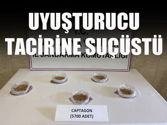 Jandarma’dan uyuşturucu tacirine suçüstü