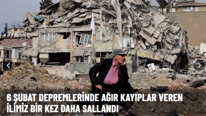 Kahramanmaraş'ta 4.1 şiddetinde deprem