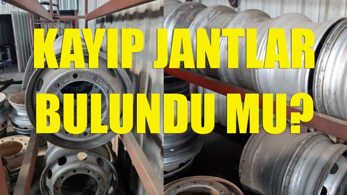 Kayıp jantlar bulundu mu?