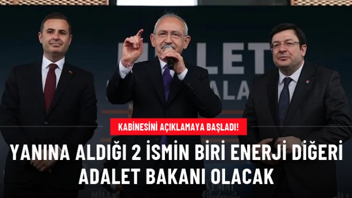  Kılıçdaroğlu kabinesini açıklamaya başladı! 