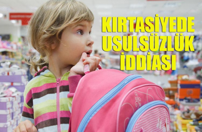 Kırtasiye alımlarında usulsüzlük iddiası