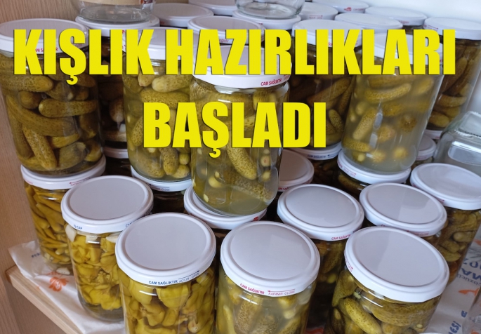 Kışlık hazırlıkları başladı