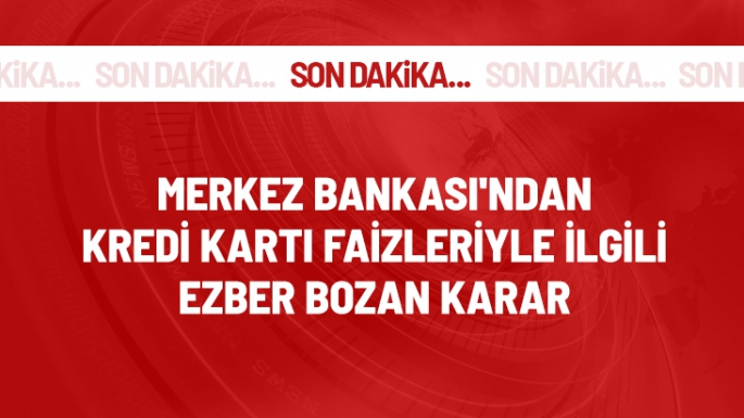 Kredi kartı faiz oranları değişmeyecek