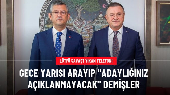 Lütfü Savaş'a gece yarısı telefonu