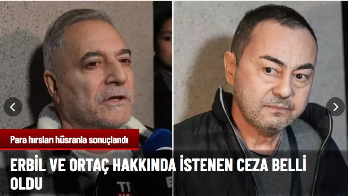 Mehmet Ali Erbil ve Serdar Ortaç hakkında istenen ceza belli oldu