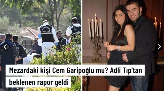 Mezardaki cenaze Cem Garipoğlu'na ait