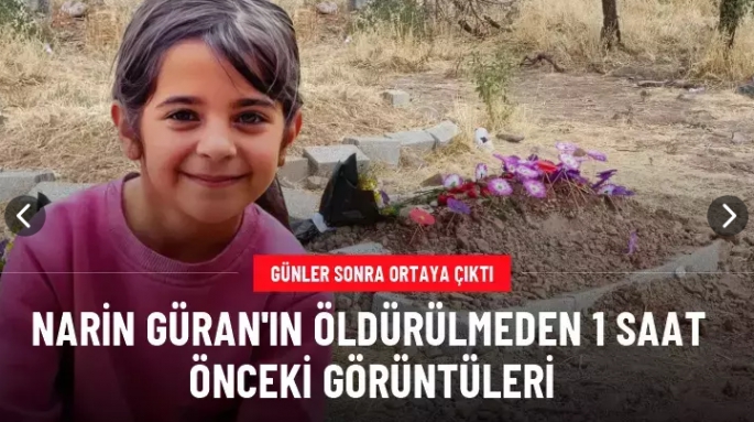 Öldürülmeden 1 saat önceki görüntüleri