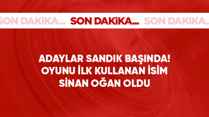 Oyunu ilk kullanan Sinan Oğan oldu