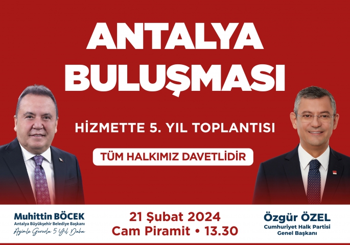 Özgür Özel Antalya’ya geliyor