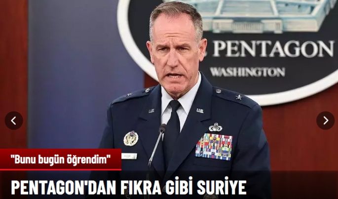 Pentagon'dan fıkra gibi açıklama