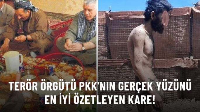 PKK'lı teröristler sefalet içinde!