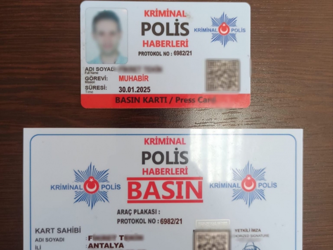 Sahte Basın Kartı Ele Geçirildi