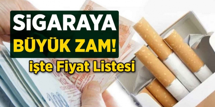 Sigara Fiyatlarına Zam Haberi Geldi!