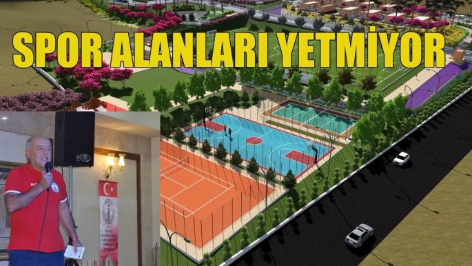 Spor alanları yetmiyor