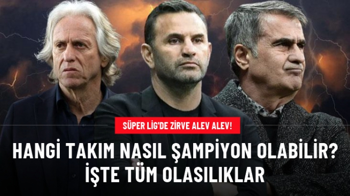 Süper Lig'de zirve karıştı! 