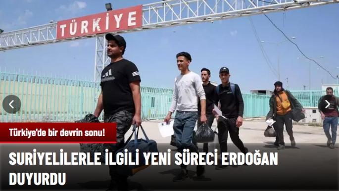 Suriyelilere Geri Dönüş Kolaylığı