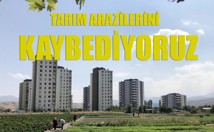 ‘Tarım arazilerini kaybediyoruz’