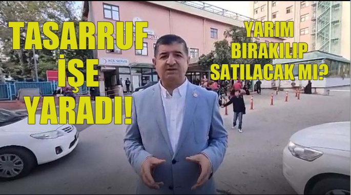 TASARRUF İŞE YARADI!