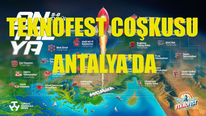 Teknofest coşkusu Antalya’da