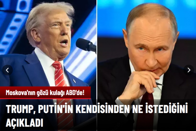 Trump ne istediğini söyledi