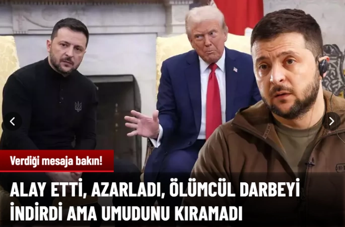 Trump yardımları kesti, Zelenski'den yanıt gecikmedi