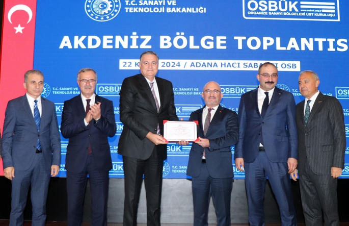 TSE’DEN ANTALYA OSB’YE YEŞİL OSB BELGESİ 