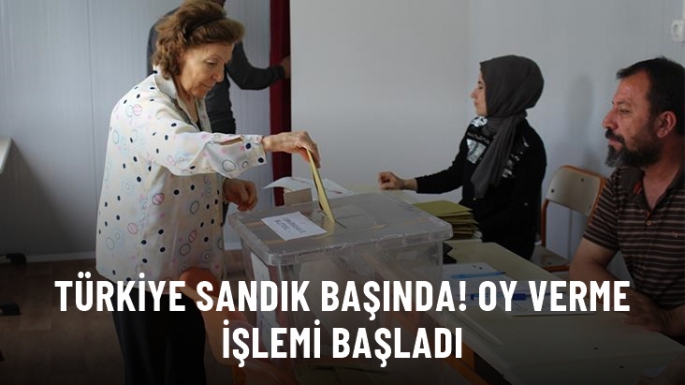 Türkiye sandık başında