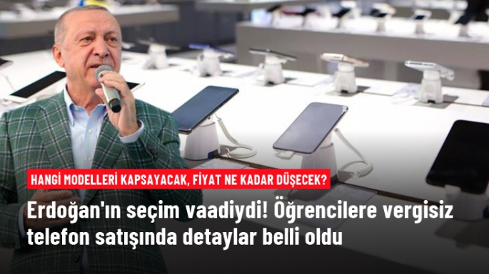 Üniversitelilere vergisiz telefon satışı