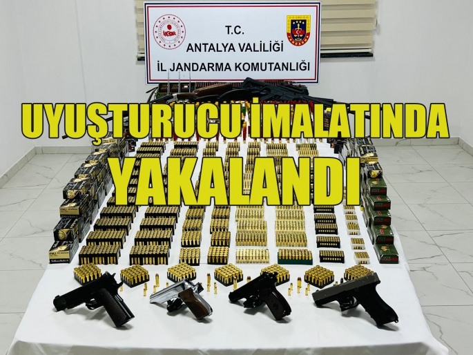 Uyuşturucu İmalatında Yakalandı