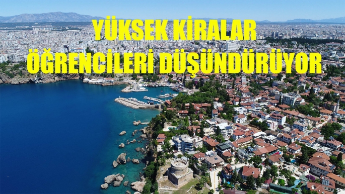 Yüksek kiralar öğrencileri düşündürüyor