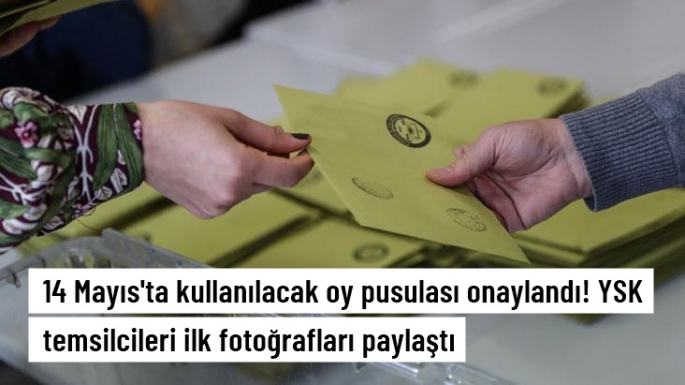 Yüksek Seçim Kurulu, oy pusulasını onayladı