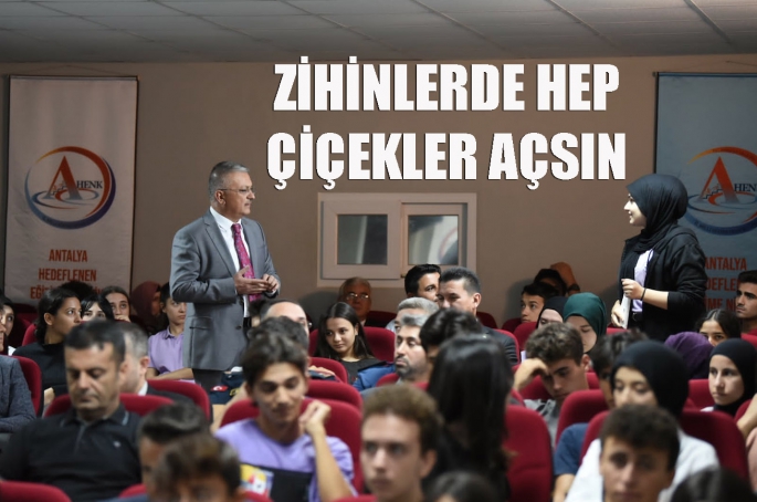 ‘Zihninizde hep çiçekler açsın’